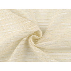 Țesătură decorativă cu lurex - Crem deschis (1 Metru)