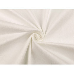 Tricot / imitație de piele întoarsă - Off white (1 Metru)