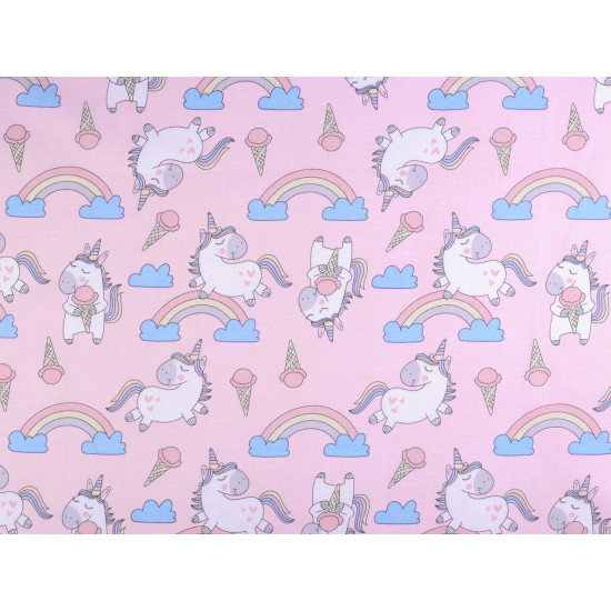 Țesătură / pânză din bumbac unicorn - Roz deschis (10 Metri) Țesătură / pânză din bumbac unicorn - Roz deschis (10 Metri)