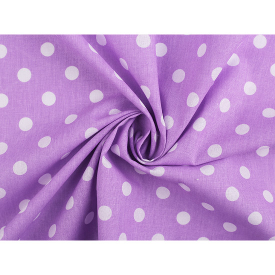 Țesătură de bumbac / pânză buline - Alb (10 Metri) Țesătură de bumbac / pânză buline - Alb (10 Metri)