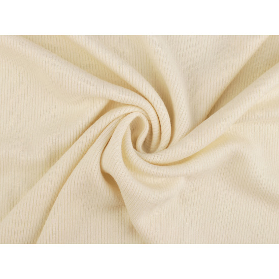 Tricot din bumbac cu nervuri / țesătură fină de pulover - Roz pudrat (1 Metru) Tricot din bumbac cu nervuri / țesătură fină de pulover - Roz pudrat (1 Metru)
