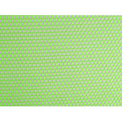 Plasa imbracaminte sport, latime 200-205 cm - Verde neon (1 Metru)