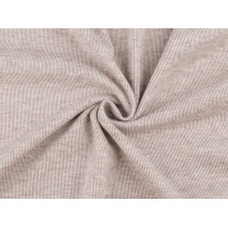 Tricot elastic din bumbac - Bej deschis (1 Metru)