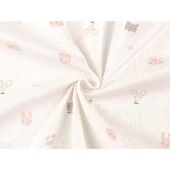 Tricot bumbac copii - Off white (1 Metru)