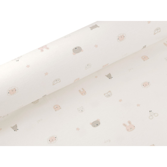 Tricot bumbac copii - Off white (1 Metru)