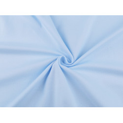 Bumbac tricotat uni latime 200 cm - Albastru deschis (1 Metru)