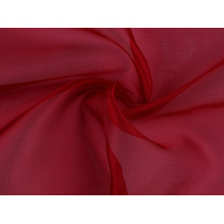 Organza decorativa lucioasa - Bordo (1 Metru)