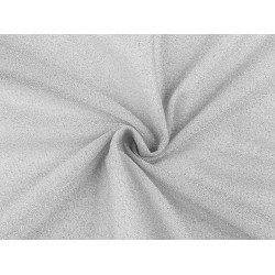 Tricot fin cu lurex - Argintiu (1 Metru)