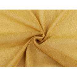 Tricot fin cu lurex - Auriu (1 Metru)