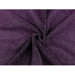 Tricot fin cu lurex - Violet (1 Metru)