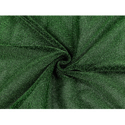 Tricot fin cu lurex - Verde (1 Metru)