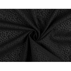 Poplin bumbac - Negru (1 Metru)