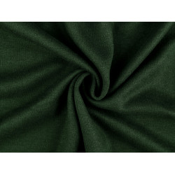 Țesătură de pulover / tricot cu lână - Verde închis (1 Metru)