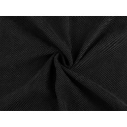 Tesatura decorativa cu structura - Negru (1 Metru)