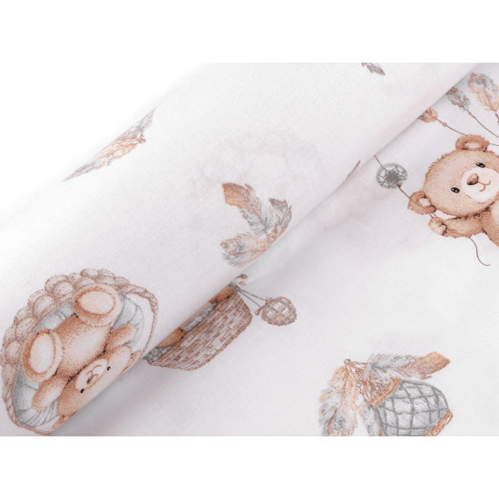 Pânză / țesătură bumbac - Alb (10 Metri) Pânză / țesătură bumbac - Alb (10 Metri)