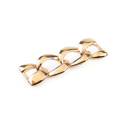 Lanț de design pentru decorarea hainelor, accesoriilor și costumelor de baie 2,1x6,2 cm - Auriu rose (1 Bucată)