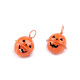 Clopot dovleac de halloween ø24 mm - Negru (2 Bucăți)