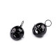 Clopot dovleac de halloween ø24 mm - Negru (2 Bucăți)