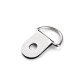 Inel tip d pentru pielarie/genti 15 mm - Nichel (200 Bucăți) Inel tip d pentru pielarie/genti 15 mm - Nichel (200 Bucăți)