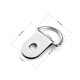 Inel tip d pentru pielarie/genti 15 mm - Nichel (200 Bucăți) Inel tip d pentru pielarie/genti 15 mm - Nichel (200 Bucăți)