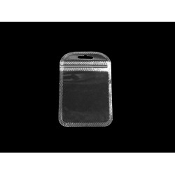 Saculeț din celofan cu fermoar 6,5x10 cm - Transparent (300 Bucăți)