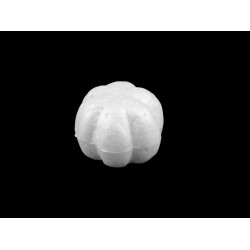 Dovleac polistiren 3x3,8 cm - Alb (100 Bucăți)