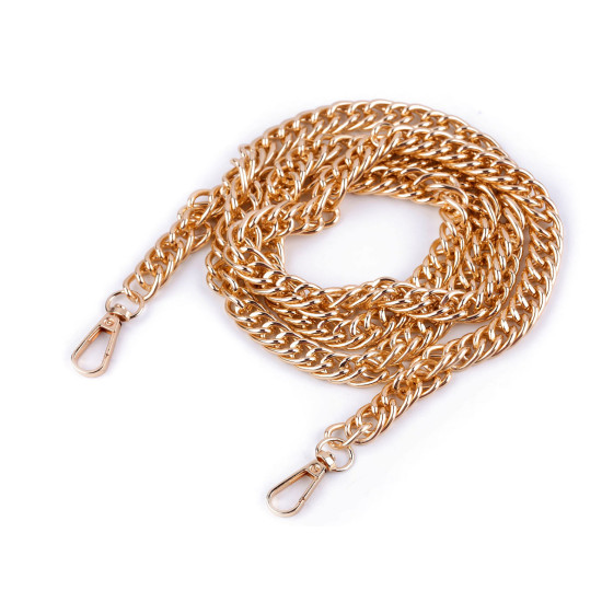 Lant pentru genta cu carabina, lungime 120 cm - Nichel negru (1 Bucată) Lant pentru genta cu carabina, lungime 120 cm - Nichel negru (1 Bucată)