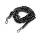 Lant pentru genta cu carabina, lungime 120 cm - Nichel negru (1 Bucată) Lant pentru genta cu carabina, lungime 120 cm - Nichel negru (1 Bucată)