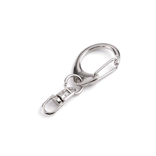 Carabina metalica pivotanta 17x40 mm - Alamă antică (150 Bucăți) Carabina metalica pivotanta 17x40 mm - Alamă antică (150 Bucăți)
