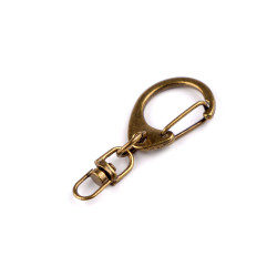 Carabina metalica  pivotanta 17x40 mm - Alamă antică (50 Bucăți)