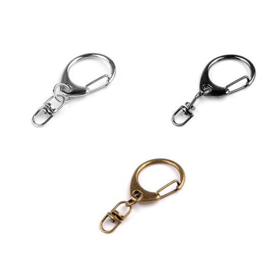 Carabina metalica cu pivot 26x54 mm - Alamă antică (90 Bucăți) Carabina metalica cu pivot 26x54 mm - Alamă antică (90 Bucăți)