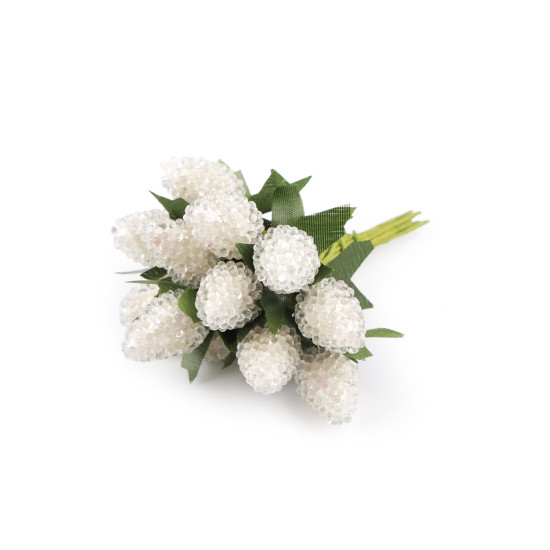 Căpșuni artificiale înghețate - Roz (6 Buchete)