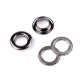 Ocheți interior ø12 mm / exterior ø21 mm calitatea a 2-a - Nichel negru (10 Perechi) Ocheți interior ø12 mm / exterior ø21 mm calitatea a 2-a - Nichel negru (10 Perechi)