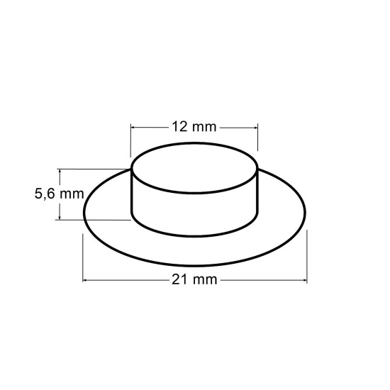Ocheți interior ø12 mm / exterior ø21 mm calitatea a 2-a - Nichel negru (10 Perechi) Ocheți interior ø12 mm / exterior ø21 mm calitatea a 2-a - Nichel negru (10 Perechi)