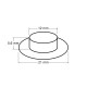 Ocheți interior ø12 mm / exterior ø21 mm calitatea a 2-a - Nichel negru (10 Perechi) Ocheți interior ø12 mm / exterior ø21 mm calitatea a 2-a - Nichel negru (10 Perechi)