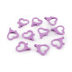 Carabinier metalic lacuit gaura inimii 15 mm - Roșu (10 Bucăți) Carabinier metalic lacuit gaura inimii 15 mm - Roșu (10 Bucăți)