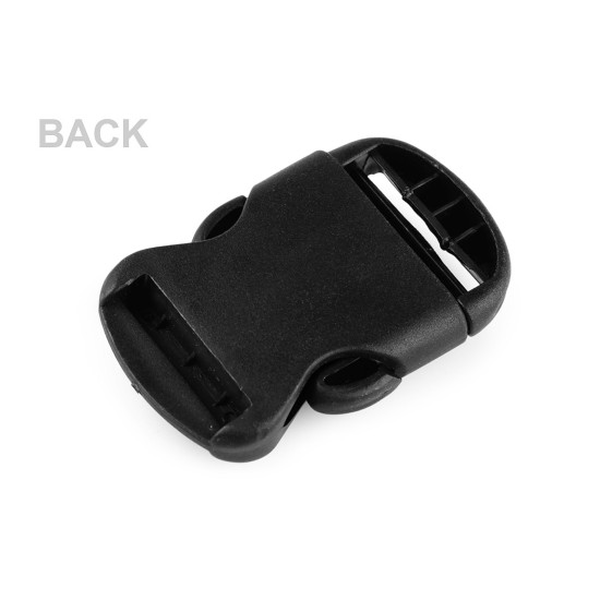 Catarama trident cu ochi de pisica 32 mm - Negru (2 Bucăți) Catarama trident cu ochi de pisica 32 mm - Negru (2 Bucăți)