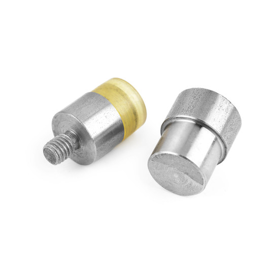 Aufsatz/applikator von kappenknöpfen - Nickel (2 Sets) Aufsatz/applikator von kappenknöpfen - Nickel (2 Sets)