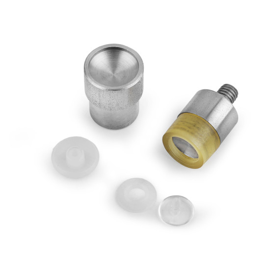 Aufsatz/applikator von kappenknöpfen - Nickel (2 Sets) Aufsatz/applikator von kappenknöpfen - Nickel (2 Sets)