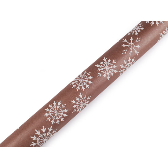 Hârtie de împachetat de crăciun cu sclipici 0,7x2 m - Turcoaz marin (1 Bucată)
