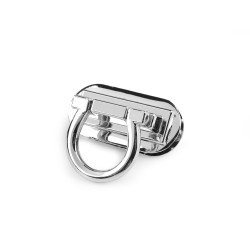 Închizătoare pentru genți de mână 20x42 mm - Nichel (1 Set)