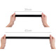 Velcro pluș elastic, lățime 26 mm - Negru (1 Metru)