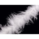Boa - pene de strut 22 g lungime 1,8 m - Alb (1 Bucată)