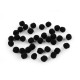Pompon mini ø8 mm - Negru (500 Bucăți) Pompon mini ø8 mm - Negru (500 Bucăți)