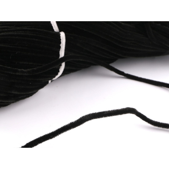 Sârmă plușată pentru modelare ø6 mm metraj - Negru (150 Metri) Sârmă plușată pentru modelare ø6 mm metraj - Negru (150 Metri)