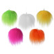 Pompon decorativ din blana pentru realizarea figurinelor ø8 cm - Portocaliu (6 Bucăți) Pompon decorativ din blana pentru realizarea figurinelor ø8 cm - Portocaliu (6 Bucăți)