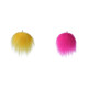 Pompon decorativ din blana pentru realizarea figurinelor ø8 cm - Portocaliu (6 Bucăți) Pompon decorativ din blana pentru realizarea figurinelor ø8 cm - Portocaliu (6 Bucăți)