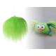 Pompon decorativ din blana pentru realizarea figurinelor ø8 cm - Portocaliu (6 Bucăți) Pompon decorativ din blana pentru realizarea figurinelor ø8 cm - Portocaliu (6 Bucăți)