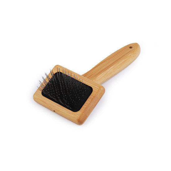 Perie pentru pieptănat macrame 5x7 cm - Natur (1 Bucată) Perie pentru pieptănat macrame 5x7 cm - Natur (1 Bucată)