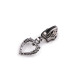 Cursor pentru fermoare spiralate nr. 7 inima - Nichel negru (20 Bucăți) Cursor pentru fermoare spiralate nr. 7 inima - Nichel negru (20 Bucăți)